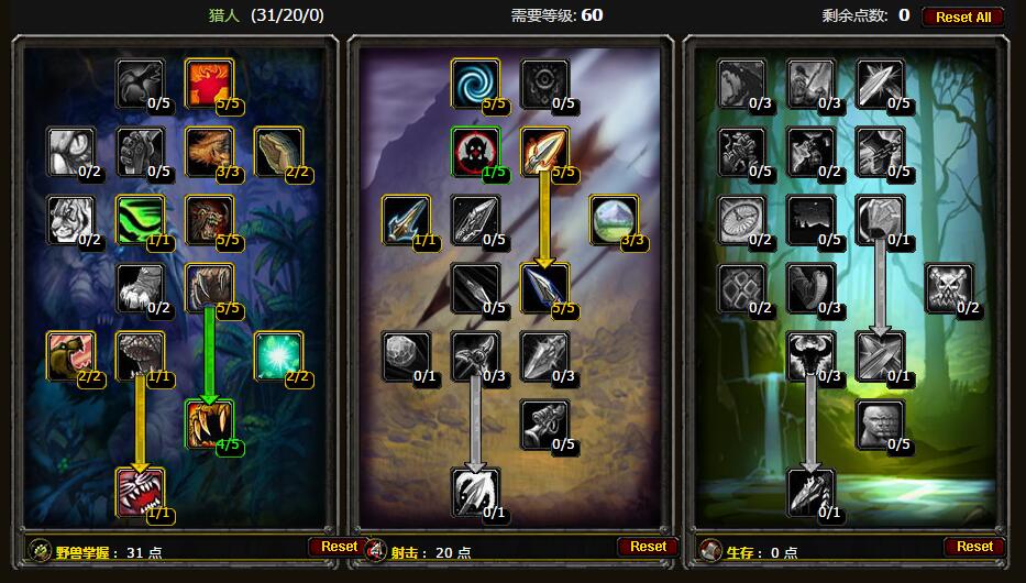 魔兽世界怀旧服猎人天赋怎么加点-猎人天赋加点攻略