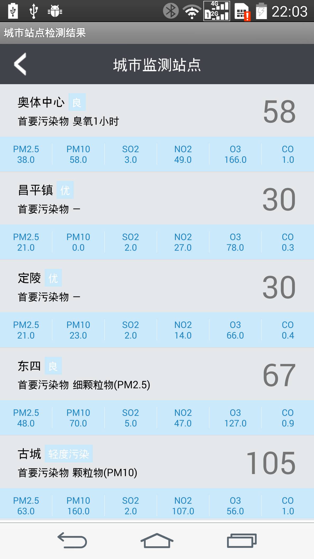 跑步天气软件截图1