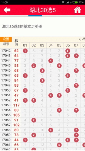 湖北30选5软件截图1