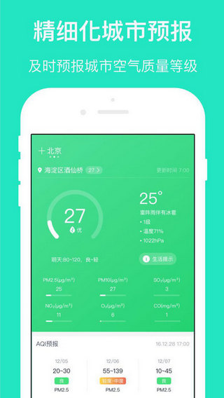 空气质量发布软件截图1